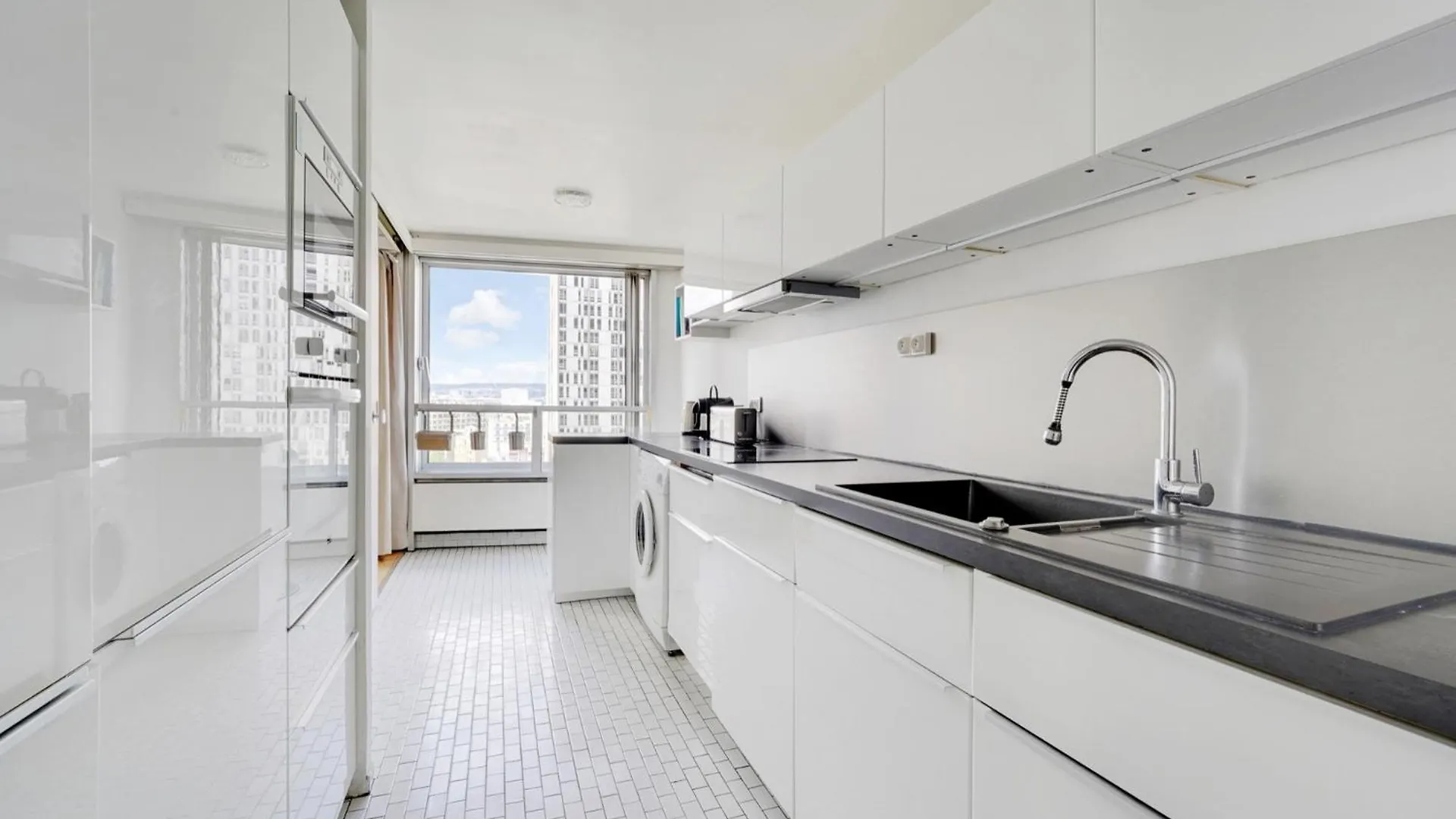 شقة Seine & Eiffel 100M2 Avec Vue Panoramique Parking باريس