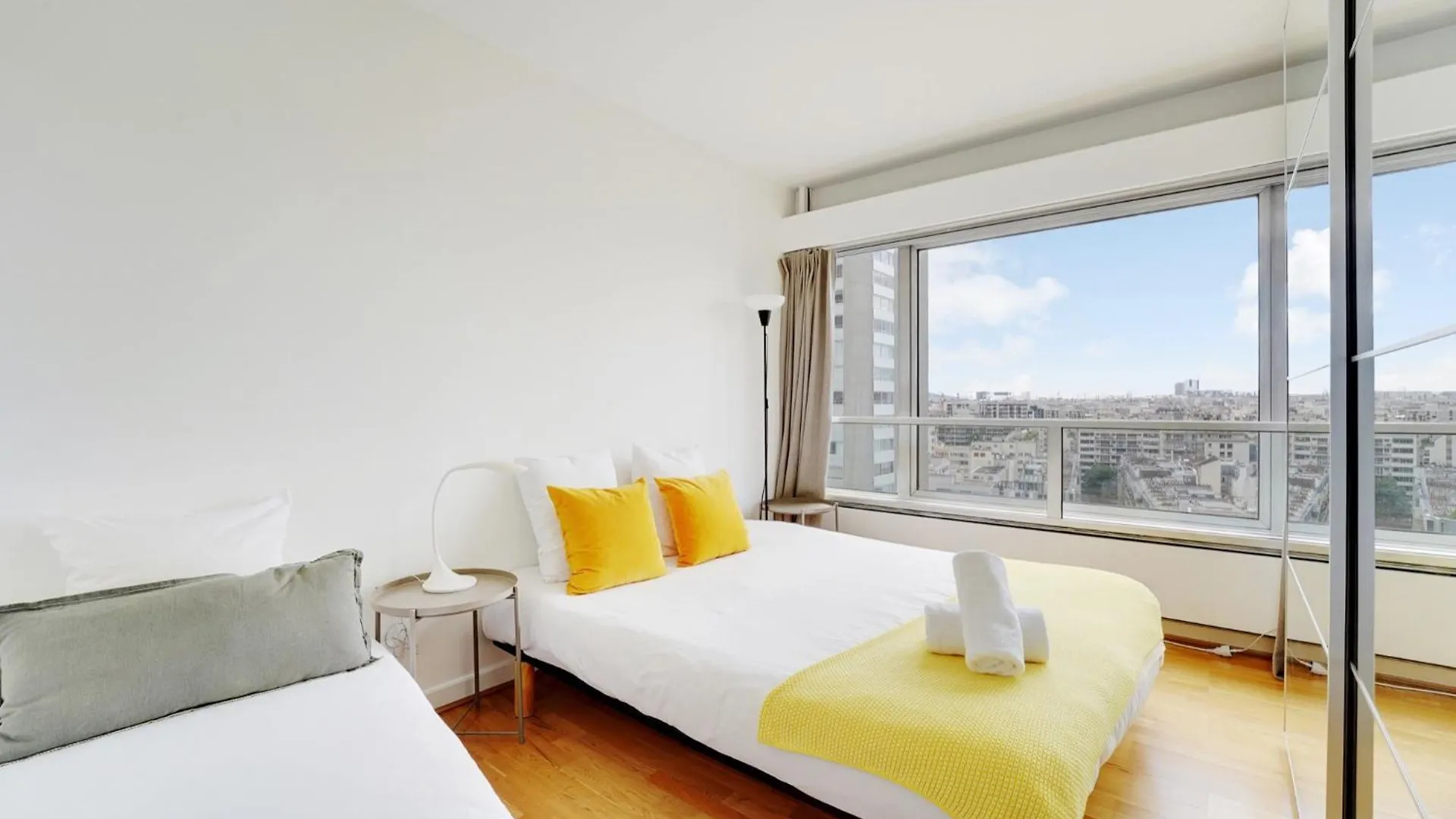 شقة Seine & Eiffel 100M2 Avec Vue Panoramique Parking باريس